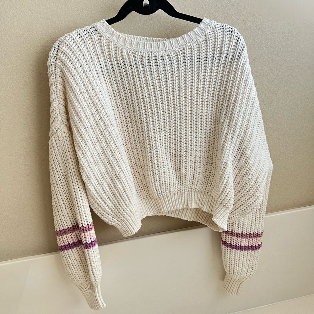 Blue Blush Knit Sweater